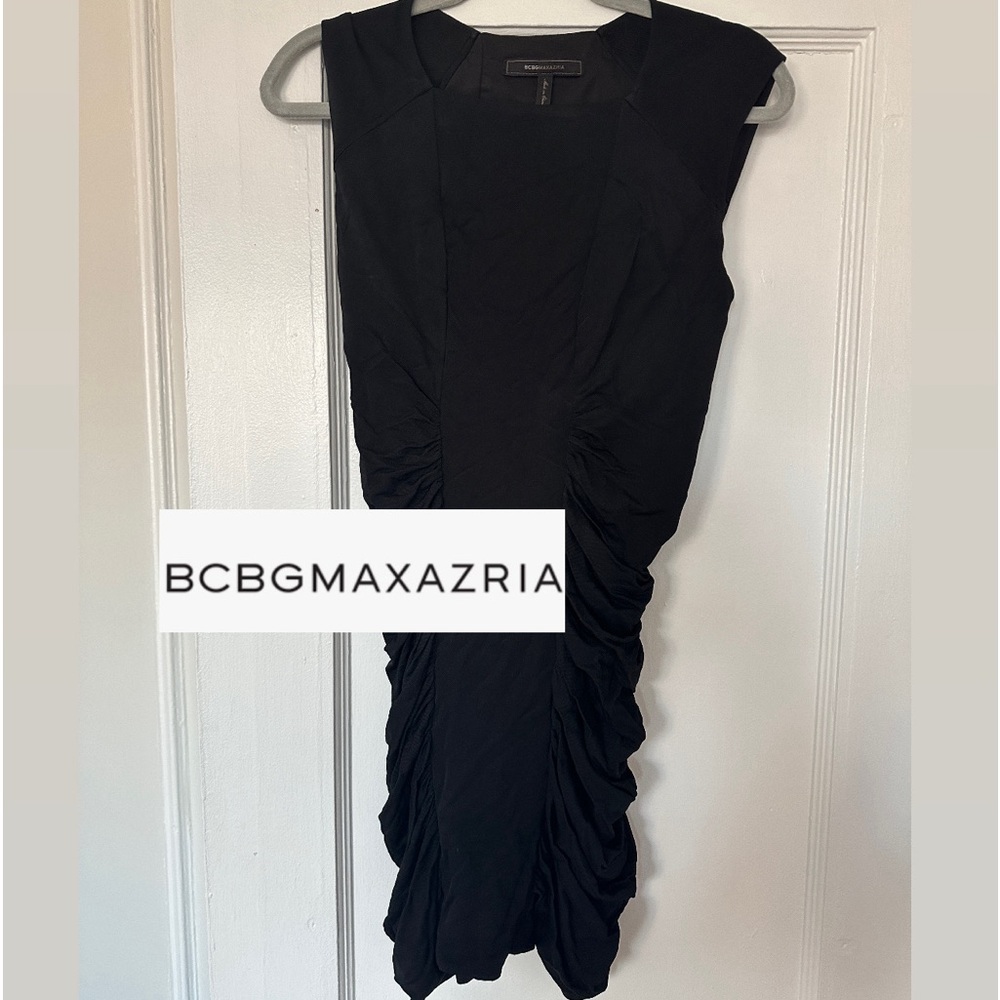 bcbgmaxazria short dress black xs